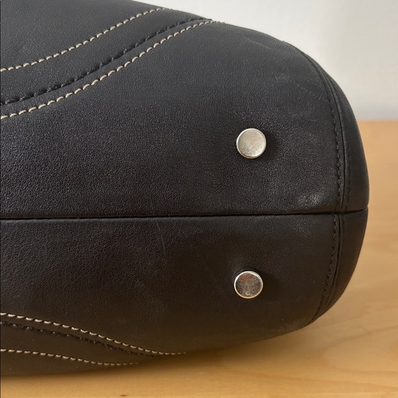 Coach Soho Hampton Leather Shoulder Bag Satchel in Black F10913 - Picture 12 of 14